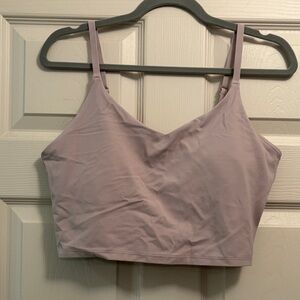 Athleta Lavender Cropped Tank Top